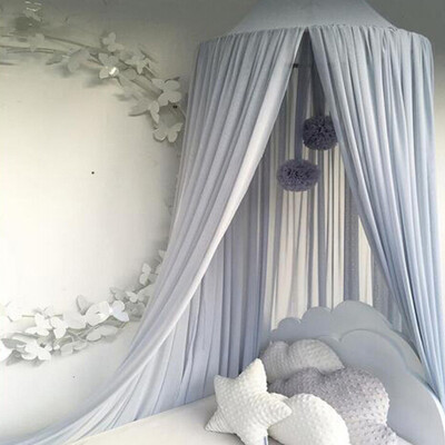 

4 Color Mosquito Net Bed Canopy Yarn Chiffon Play Tent Bedding for Kids Playing Reading Dome Netting Curtains Baby Boys&Girls