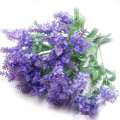 

UpperX Lavender Artificial Flower 10 Branches Only 1 Flower Celebration Birthday Petit Gift Handmade Wetted Flower Wedding Decor