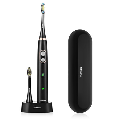 

Alfawise BH - 126 Sonic Electric Toothbrush Smart Timer 5 Brushing Modes with 2 Brush Heads