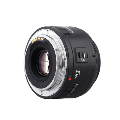 

Yongnuo YN35mm F2 Lens 12 AF MF Wide-Angle FixedPrime Auto Focus Lens for Canon EF Mount EOS Camera