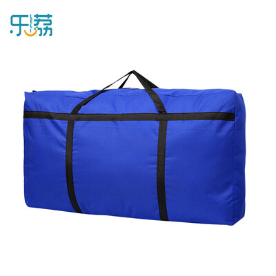 

Le woven bag moving bag large Oxford cloth travel storage bag waterproof tote bag duffel bag blue 905030