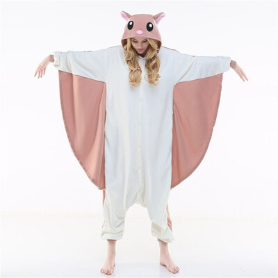 

Hot Unisex Adult Kugurumi Pajamas Sets Halloween Xmas Cosplay Costume Homewear Lounge Wear Flying Squirrel
