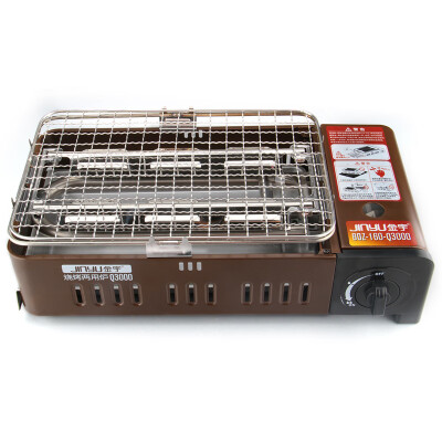 

Jinyu JINYU outdoor dual-use cassette furnace portable windproof barbecue outdoor picnic grilled fish stove gas stove picnic gas stove Q-3000