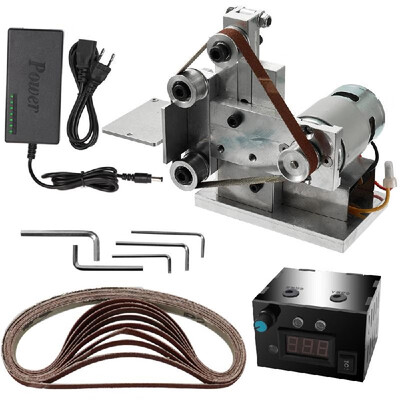 

Multifunctional Grinder Mini Electric Belt Sander DIY Polishing Grinding Machine Cutter Edges Sharpener