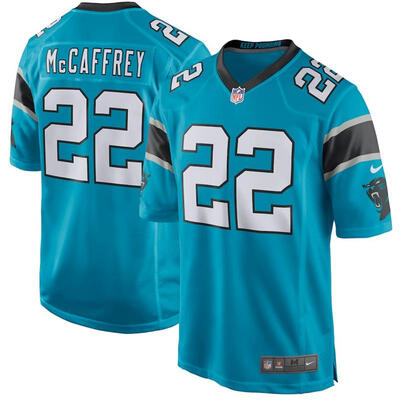 

Youth Football Jersey Carolina Panthers Christian McCaffrey Blue Game Jersey