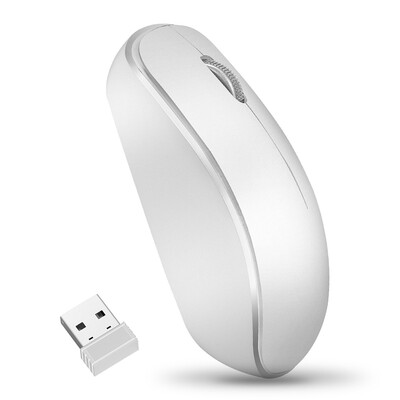 

ZERODATE T16 24G 1600 DPI Wireless Portable Mobile Mouse 3-Button USB Optical Mouse with USB Receiver High-definition Optical Sen