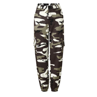 

Women Camouflage Outdoor Trousers Sport Jogger Casual Pants Climbing New Fashion