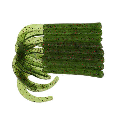 

A FISH LURE Knife Tail Soft Worm Fishing Lures Simulation Baits 8pcs