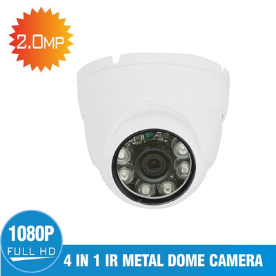 

20MP 4 in 1 HD CCTV Infrared Dome Camera 36mm Fixed Lens Metal Case ICR 24EA Infrared LED - Infrared Distance 20M