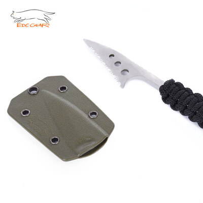 

EDCGEAR Outdoor Stainless Steel Fishing Scale Flake Blade Knife Harpoon with Sheath