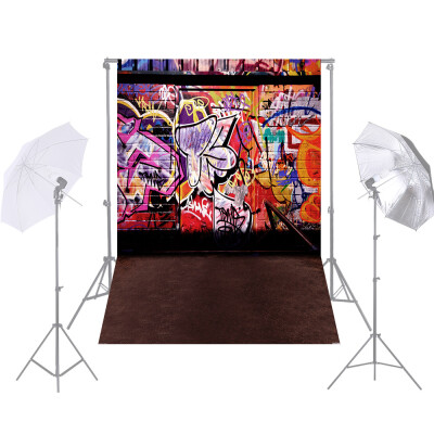 

Andoer 15 21m5 7ft Street Graffiti Photography Background Doodle Scribble Colorful Brick Wall Backdrop Photo Studio Props