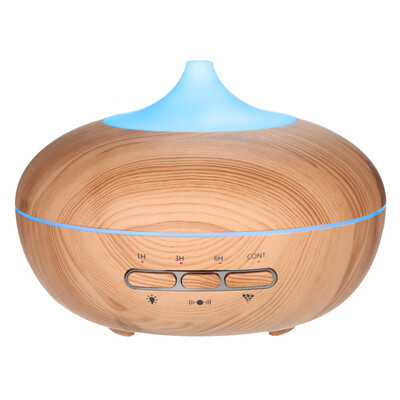 

300ml Aroma Essential Oil Diffuser with Microwave Induction Ultrasonic Humidifier Air Purifier Mist Maker with 7 Colors LED Light