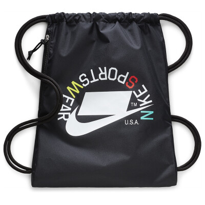 

Nike bag sports bag Heritage Drawstring backpack beam mouth fitness bag gym bag shoe bag BA5431-019 black