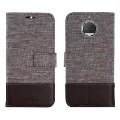 

Goowiiz Phone Case For Motorola Moto G5G5 PlusG5sG5s Plus Fashion Canvas Leather Wallet Full package flip Holder Stand