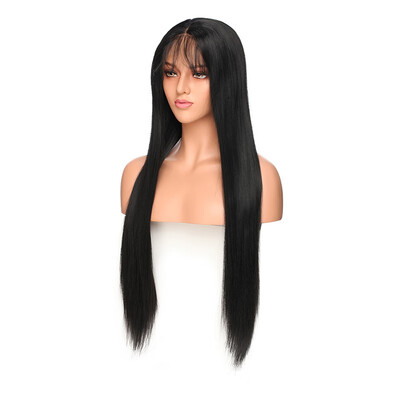 

Real Thick Brazilian Lace Front Hair Wig Extensions Cosplay Heat Resistant Long Wigs Pink Gray