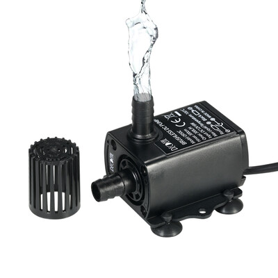 

Decdeal Ultra-quiet Mini DC12V 10W Brushless Water Pump with 5521mm Female Waterproof Submersible Fountain Aquarium Circulating