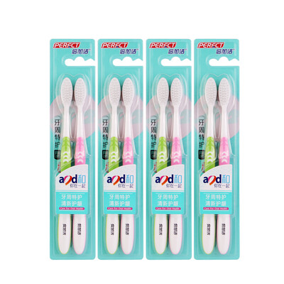

PERFCT carbon element soft hair toothbrush × 4 family loaded color random F941-3