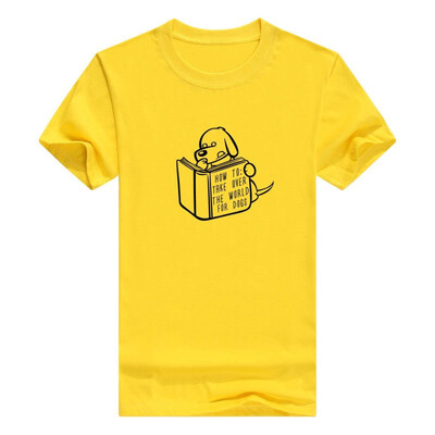 

Funny Gift Idea How To Take Over The World For Dogs Mens t-Shirt