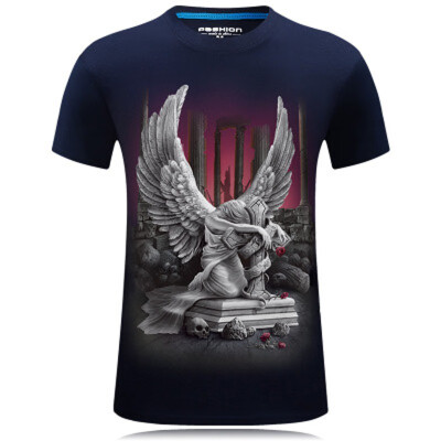 

High Quality 3d Print T Shirt Men Creative Cool Tops Tee 2018 Summer Style Plus Size  Shirts for Guys