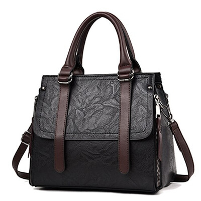 

Women Vintage Shoulder Bag 2019 Female Causal Leather Totes High Quality Dames Handbag Drop Shopping 11 colors