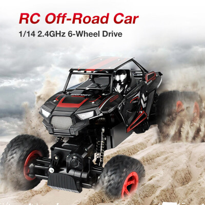 

D819 114 24GHz 6WD RC Rock Crawler Buggy Climbing Off-Road Car Truck Kids Toy