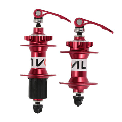 

Lixada Bike Disc Brake MTB Casette Bearing Hub 32H Front Rear Hub Set with Quick Release Lever Skewers Axle