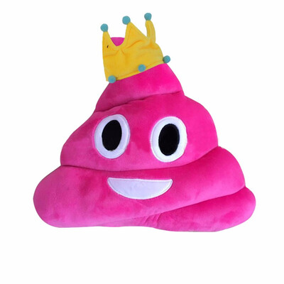 

New Style Love Cute Hot Individuality throw Emoji Cushion Heart Eyes Poo Shape Pillow Doll Throw Gift