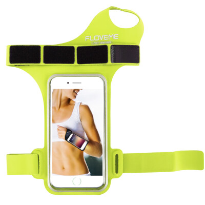 

FLOVEME 47" Green Cycling Riding Armband Case Adjustable Water Resistant Sport Bag Gym Running Climing Out Door Nylon Phone Pouch