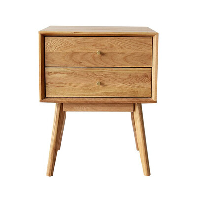 

Cheap soild wood nightstand bedside with 2 drawers