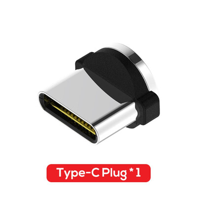 

360 Round Magnetic Charging Cable Micro Type C 3 in 1 Cable for iPhone Samsung Xiaomi Huawei LG 1M 2M Nylon Braided LED Cable