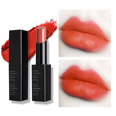 

DARALI mist sensitive velvet lipstick 204 maple leaf color lasting moisture retention