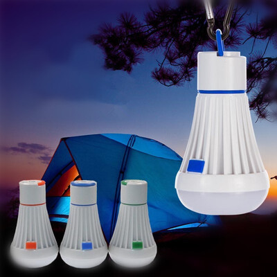 

Portable Camping Tent Light Bulb 4 Modes Fishing Lantern Lamp Outdoor Hanging Soft Lighting Light bulb With Magnet