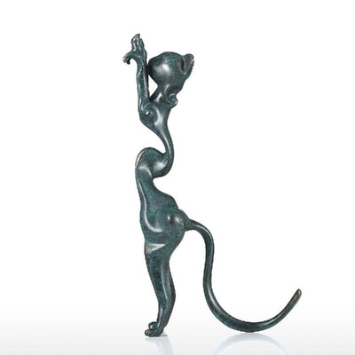 

Cloud Pattern Cat Tomfeel Resin Sculpture Home Decoration Original Design Cat