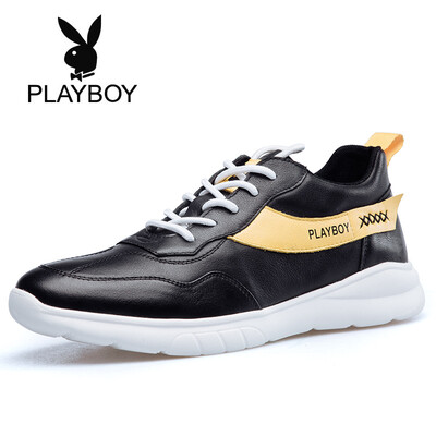 

Playboy PLAYBOY mens fashion trend comfortable belt low to help running shoes male 9AW569009D black 41
