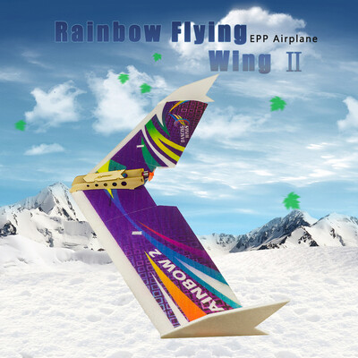 

Dancing Wings Hobby E0604 Rainbow II 1000mm Wingspan KIT RC Airplane Delta Wing Tail-pusher Flying Aircraft