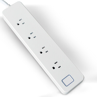 

Smart WiFi Power Strip Surge Protector 4 Outlet Wireless Power Extension Socket Remote Power onoff with phone wi fi Socket