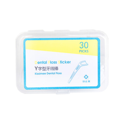 

More than beautiful floss sticks 30 Y-shaped floss sticks 1 box
