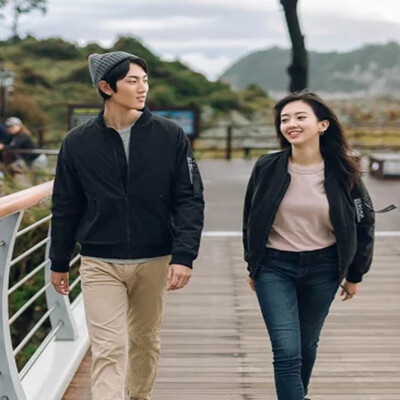 

Xiaomi Youpin Mi Mijia Bomber jacket women Fashion Heat Storage Warm Air Jacket for Women Men Autumn Winter Warm Jacket Air Jacket Cloth