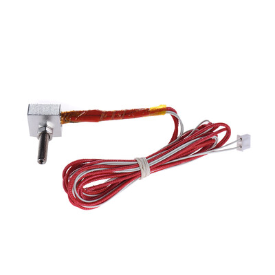 

DIY Hot End Kit 04mm Nozzle & M6 40mm Extruder Throat & 12V 40W Heater & NTC 3950 Thermistor & Aluminum Heater Block for RapRep i