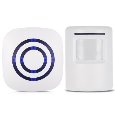 

Wireless PIR Motion Sensor Doorbell 38 Chimes Volume Adjustment Long Transmission Range