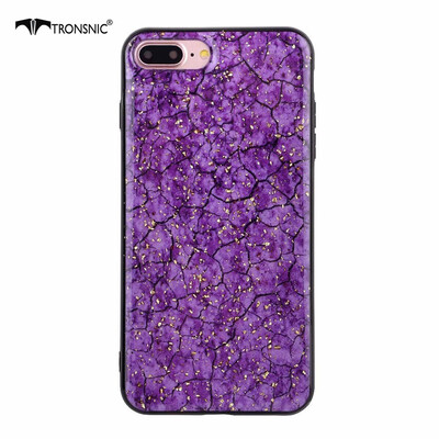 

TRONSNIC Glitter Gold Phone Case for iPhone XR Soft Purple Green Case Silicone Covers Hot Luxury