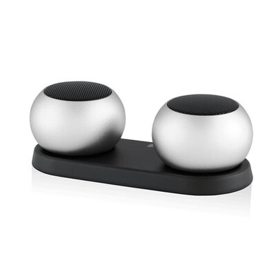 

Kaoshi Portable mini bluetooth speaker base charging metal pair box