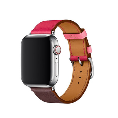 

for iwatch belt Series 4321 Genuine Leather Bracelet Leather Band For Apple Watch strap Single Tour 38mm 42mm 40mm 44mm