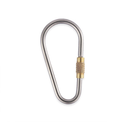 

Outdoor Traveling Titanium Alloy Screw Lock Carabiner Keychain for Hanging Water Bottle
