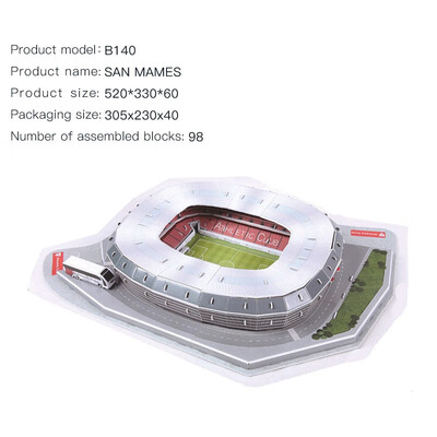 

Handmade DIY paper world soccer stadium