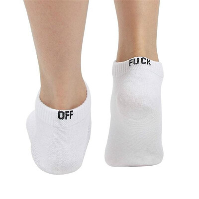 

A Pair Unique Words Series Comfortable Cotton Boat Socks Warm&Breathable Sock for Men Women Autumn Winter