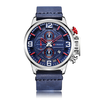 

CURREN Fashion Sport Men Watches Quartz 3ATM Water-resistant Man Wristwatch Relogio Musculino Chronograph