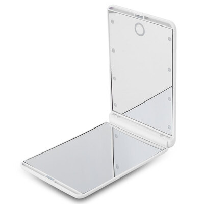 

Fashion 8 LEDs Portable Touch Screen Lighted Makeup Mirror
