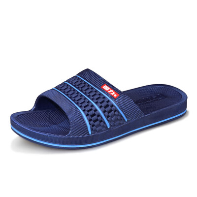 

Warrior home indoor bathroom beach shower sandals&slippers men 3523 blue 40