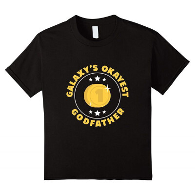 

Funny Galaxys Okayest Godfather T-shirt Baptism Meme Gift